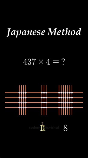 Using Japanese method solution of multiplication questions #japanese #maths #mathmatics #yt #radha