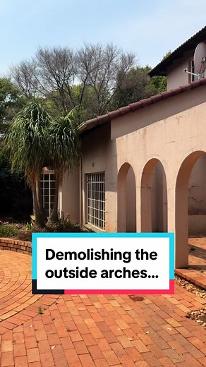House Renovation: Demolishing Outside Arches | Before & After