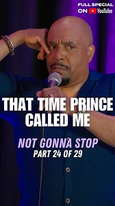 Part 24 of 29... Some of my fondest tour memories are being able to open for Prince! Watch the full special now on my YouTube or ArnezJ.net. On Tour most every weekend. Come see the new material live. Tickets: ArnezJ.net JUNE 13-15 NEW BRUNSWICK, NJ JUNE 19-22 HOUSTON, TX JULY 11-13 TULSA, OK JULY 18-20 ALBUQUERQUE, NM JULY 25-27 CHARLOTTE, NC July 31 - AUG 3 WASHINGTON, D.C. AUG 8-10 BALTIMORE, MD AUG 15-17 MILWAUKEE, WI AUG 22-24 DANIA BEACH, FL AUG 29-31 CINCINNATI, OH SEPT 5-7 RICHMOND, VA S