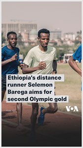 14K views · 376 reactions | As the world prepares for the upcoming Paris Olympics, in Ethiopia, runners are ramping up their physical and mental training. For long-distance runner, Selemon Barega, the goal is clear — to replicate his success at the Tokyo 2020 Games where he won gold in the 10,000 meters. "I am aiming to win a gold medal,” he told AFP. "I am avoiding other competitions to stay focused." (AFP) | VOA Africa | Facebook