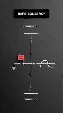 2 diodes + 1 capacitor = voltage-controlled filter