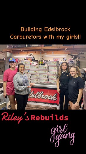 Building Edelbrock Carburetors with My Girls | Riley’s Rebuilds