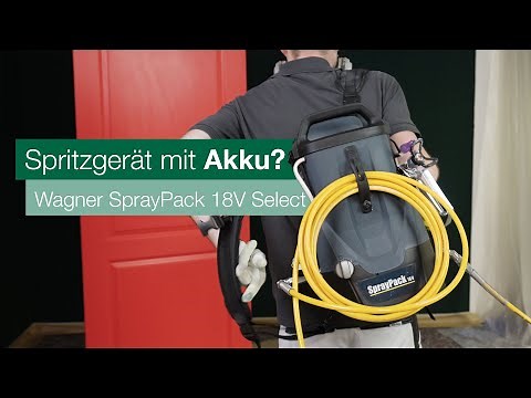 Der Rucksack zum Spritzen | Wagner SprayPack 18V Select Vorstellung | Brillux Lets Spray (1/4)