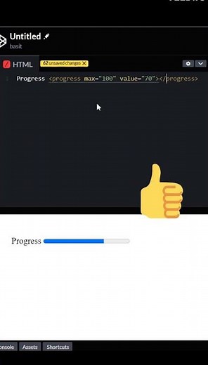HTML tags - Progress and Meter
