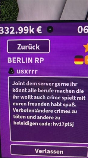 Joint alle meinen Server in Notruf und spielt ihn mit euren Freunden