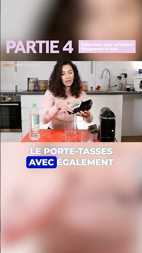 👉 Détartrer une cafetière Nespresso Krups - Étape 4 | #shorts