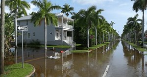 Flooded Residential Area Underwater Houses Hurricane Stock Footage Video (100% Royalty-free) 3760072347 | Shutterstock