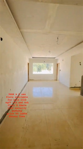 Flat for sale in Benson Town #edit #home #reels#realestate #shortvideo #property