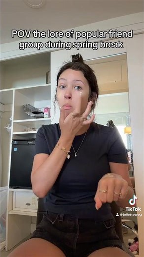 POV the lore of popular friend group during spring break