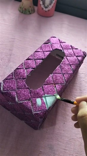 Diy tissue paper holder / tissue paper box. 👈🏻