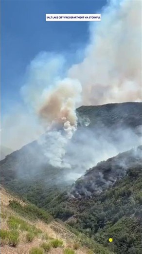 El gran incendio forestal de Bonneville arrasa cientos hectáreas en el condado de Salt Lake, en Utah
