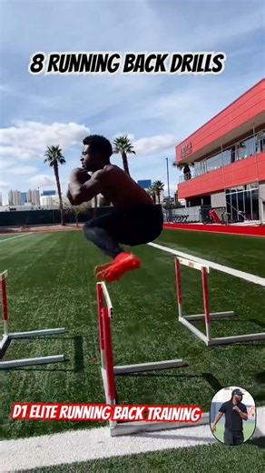 8 Running Back Drills 💨 | D1 ELITE RB Training (Get Faster NOW) #runningback #rbdrills #fbradlester