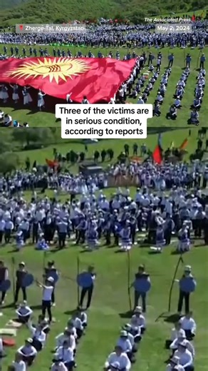 A runaway truck ploughed through attendees at a poetry reading competition in Kyrgyzstan, injuring over 30 children. | NBC News