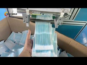3ply Mask Making Machine (300-400pcs/min) - Elastic Fabric Earloop