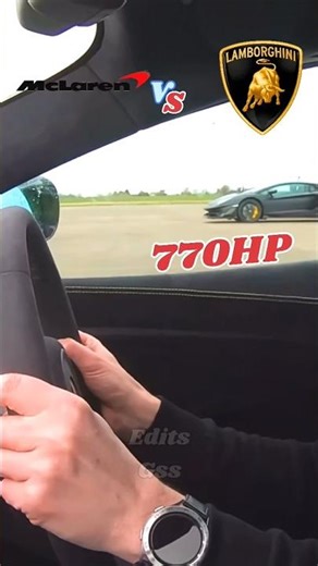 Lamborghini SVJ770HP+😈 vs McLaren 600LT😈☠️ #ytshorts #lamborghinni #shots