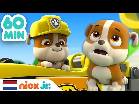 PAW Patrol | 1 uur lang de geweldige avonturen van Rubble! | Nick Jr. Nederlands