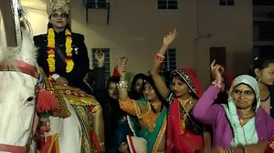 Bride wears sherwani, rides a horse on her wedding day. | The Times of India