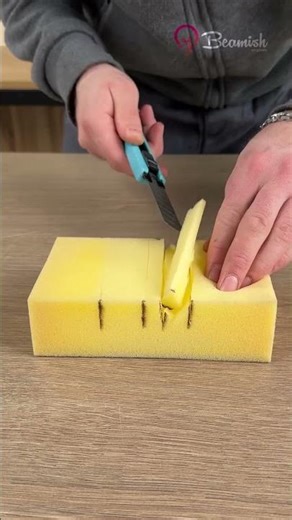 Window sponge cleaning trick