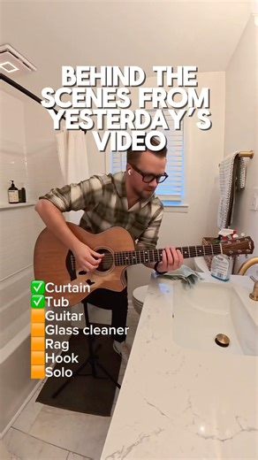 Behind the Scenes Bathroom Loop #livelooping #guitar #onemanband #looping #guitarist ‪@taylorguitars‬