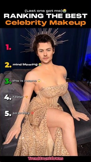 Ranking BEST Celebrity Makeup Look a like #shorts #tiktok #makeup