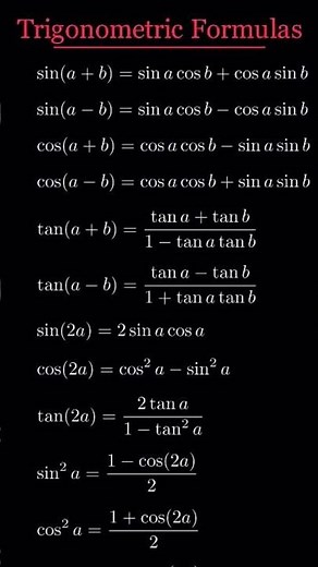 ⏺️🔅trigonometry formula ⚕️||♻️ trigonometry chapter 2 formula #mathformula