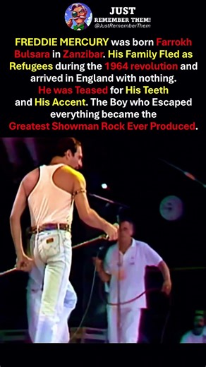 A Young Refugee Boy Was Teased for His Teeth and His Accent 😢 Then He Became FREDDIE MERCURY #short