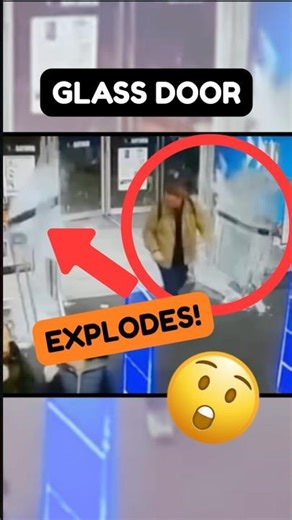 Door Shatters Fail Try Not to Laugh! (Part 31) #shorts