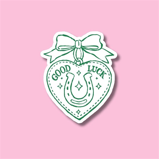 Good Luck Charm Sticker, St Patrick's Day, Irish Ireland, Feeling Lucky - Etsy