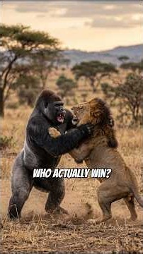 Gorilla vs Lion: Who Would Wins? 🦍🦁