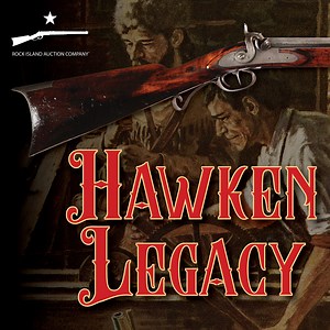 Powerful, durable, and accurate, the Hawken rifle is perhaps the most famous of the classic American muzzleloading long rifles of the 19th century. Mountain men, plainsmen, pioneers, prospectors, trappers, settlers, scouts, and more all put these rifles to good use during a time when survival was not guaranteed. Half stock examples are rare, but full stock rifles such as this are rarer still. This example, appearing in our August Premier Auction, is one of the finest condition full-stock Hawken 