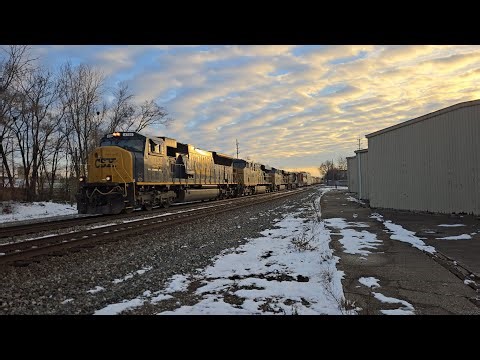 Railfanning the CSX in Terre Haute, IN 12/05/25 w/ YN2 AC44CWs, SD70MAC leader and CSX 1972