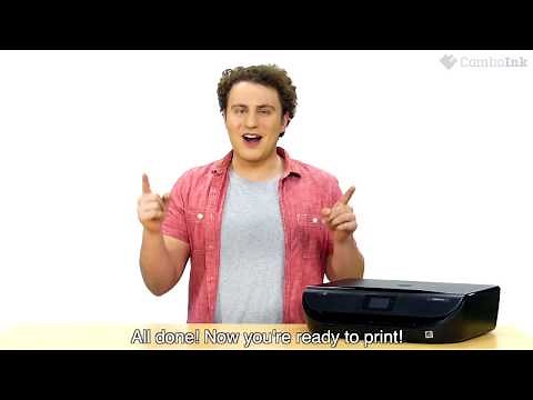 How to change HP 65 ink cartridges at HP ENVY 5055 printer - Step-by-Step by ComboInk