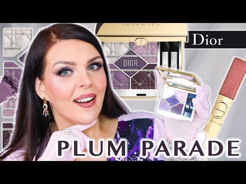 Holiday Glow with Dior Plum Parade Palette: Swatches & Tutorial