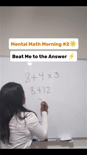 Beat Me to the Answer ⚡ Order of Operations Challenge
