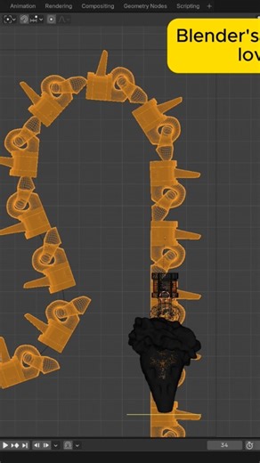 Articulated Models in Blender 3D printing