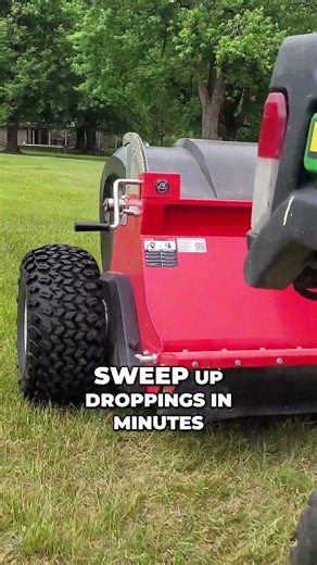 Save time on Goose Poop removal with the Tow and Collect.