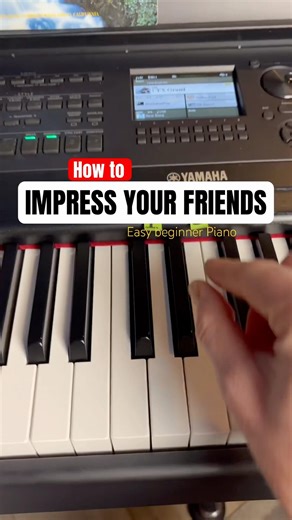 Sound like a PRO on Piano 👌 (beginner) #pianotutorial