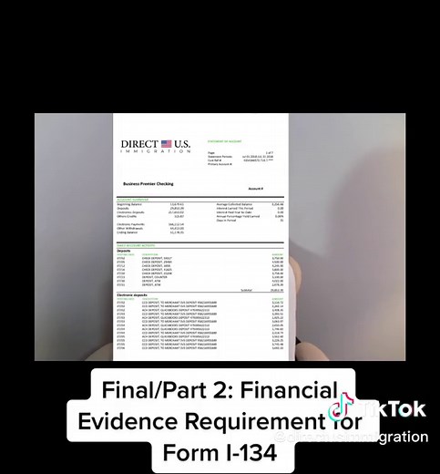 Final/Part 2: Financial Evidence Requirement for Form I-134 🇺🇸 . . #foryou #foryoupage #fyp #fypシ #usa_tiktok #k1visaprocess #k1visa #k1visajourney #usvisajourney #tiktokphilippines #immigration #travel #immigrationlawyer #miatraibrown