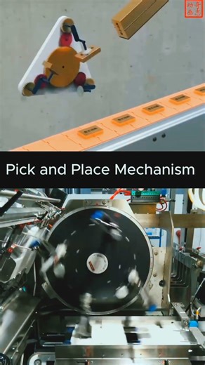 How a Pick and Replace Mechanism Works | Step-by-Step Motion#mechanism #engineering #cadmodel