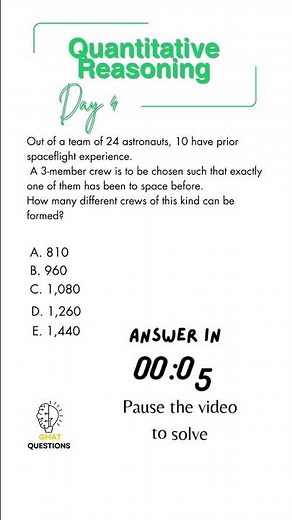 Daily GMAT Questions || Quantitive Reasoning || Day 4