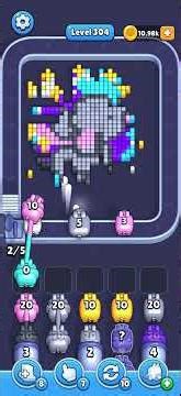 How to pass Level 304 elephant pixel puzzle challenge! #pixelflow #level304 subscribe!