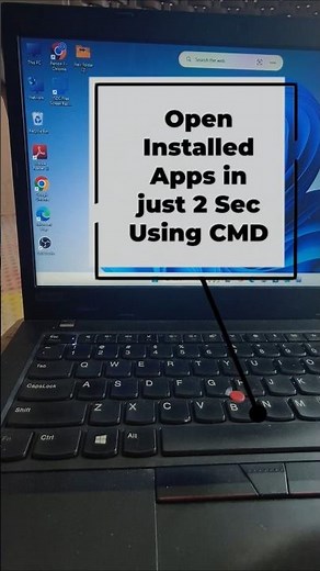 Open Installed Apps in 2 Sec | pc or laptop using CMD #tech