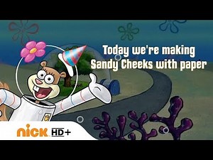 Sandy Cheeks | Paper DIY | #HomeOkPlease