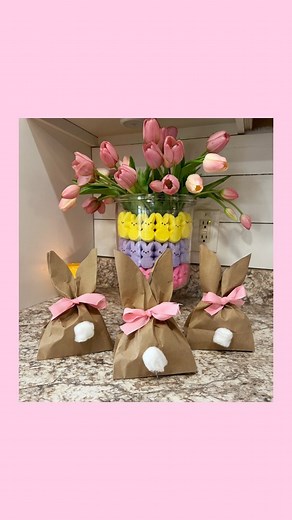 370K views · 121K reactions | DIY Easter treat bags!  These were so simple to make and I love how they turned out!  I took a brown bag, drew some ears on, cut them out, filled the bag with goodies, and then tied up! Lastly add a cotton ball for his tail.  #easter #easterideas #easterdiy #eastertreats #eastercrafts #easterfun #easydiy #eastercrafts | Our Winton home | Facebook