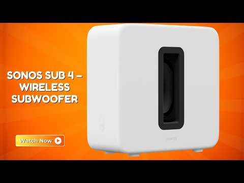 Feel Every Bass Drop – Sonos Sub 4 Wireless Subwoofer – REVIEW
