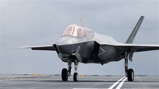 Royal Navy fast jets on aircraft carrier for first time in 15 years