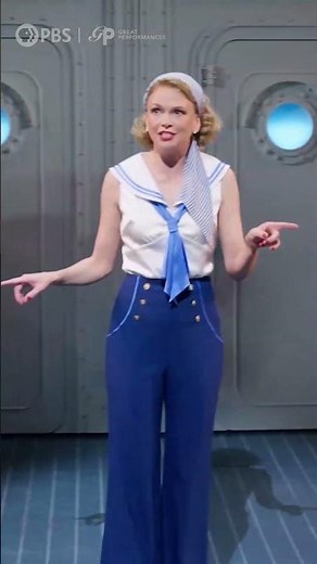 Sutton Foster shines in #AnythingGoes ⚓️ #GreatPeformancesPBS #shorts