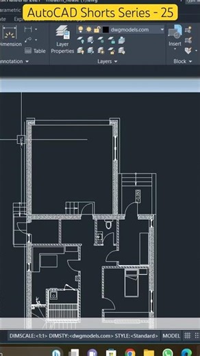 ✅Quick method to close corner | ⚡️AutoCAD Short Series - 25 #shorts #new #autocad