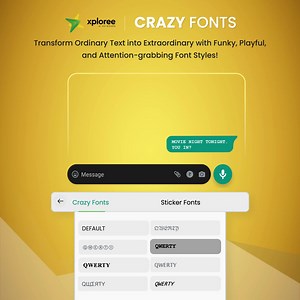 Add a Dash of Excitement to Your Texts with Crazy Font Styles from Xploree Ai Keyboard! ✨ Elevate Your Messaging Game with Unique and Captivating Font Designs! Download the app now: #playstore : https://lnkd.in/dr6zGWHg #appstore : https://lnkd.in/d6TieuvV #AppGallery: https://lnkd.in/e_uYYt7f #font #fontstyle #crazy #fonts #typing #style #text #trending #technology #mobileapp #android #ios #AI #keyboard | XploreeMoments | Facebook