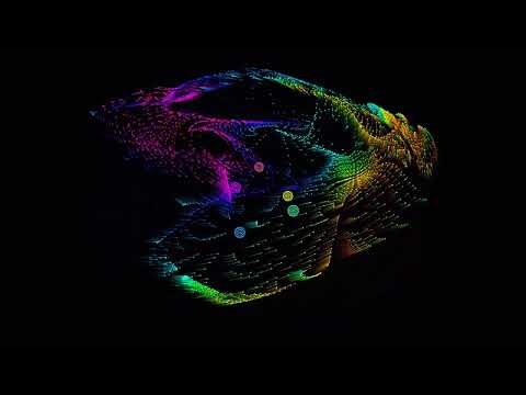 Beautiful flowing magnetic pendulum in three dimensions